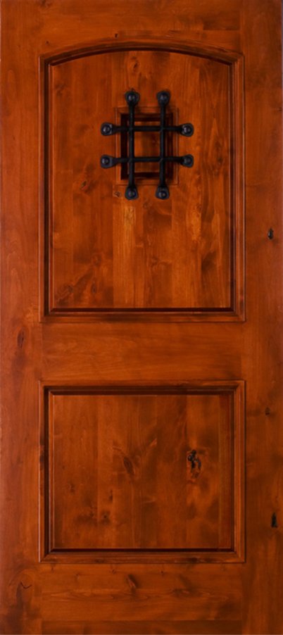 exterior alder wood door